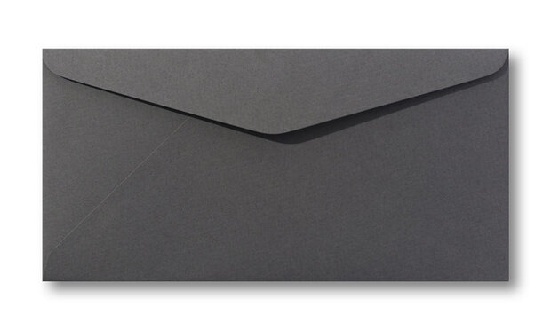 Envelop 11 x 22 cm Antracietgrijs