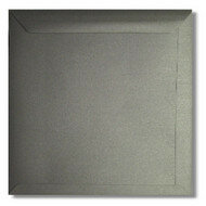 Envelop 22 x 22 cm Metallic Zilver