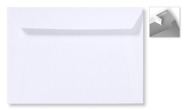 Envelop 15.6 x 22 cm Striplock Wit