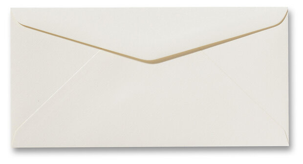 Envelop 11 x 22 cm Fiore Creme