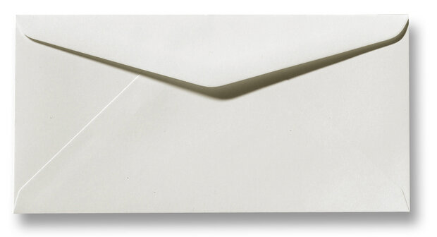 Envelop 11 x 22 cm Fiore Gebroken Wit