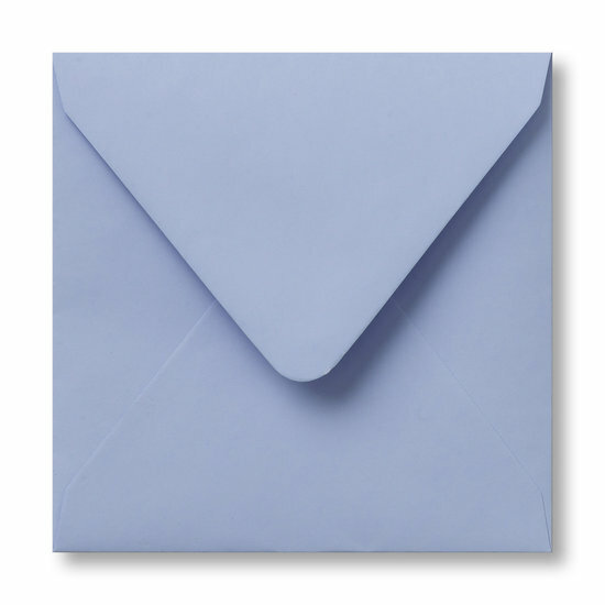 Envelop 12 x 12 cm Babyblauw