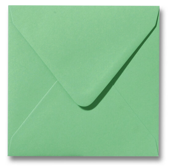 Envelop 12 x 12 cm Weidegroen