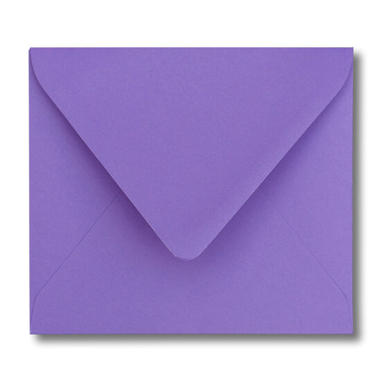 Envelop 12,5 x 14 cm Paars