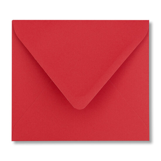 Envelop 12,5 x 14 cm Pioenrood