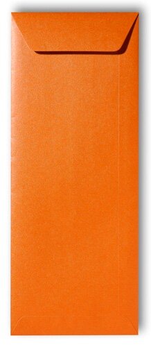 Envelop 12,5 x 31,2 cm Metallic Orange Glow