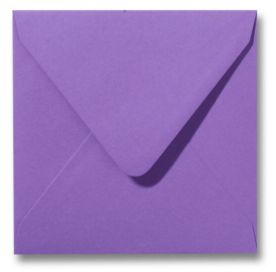 Envelop 14 x 14 cm Paars