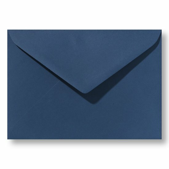 Envelop 15,6 x 22 cm Donkerblauw