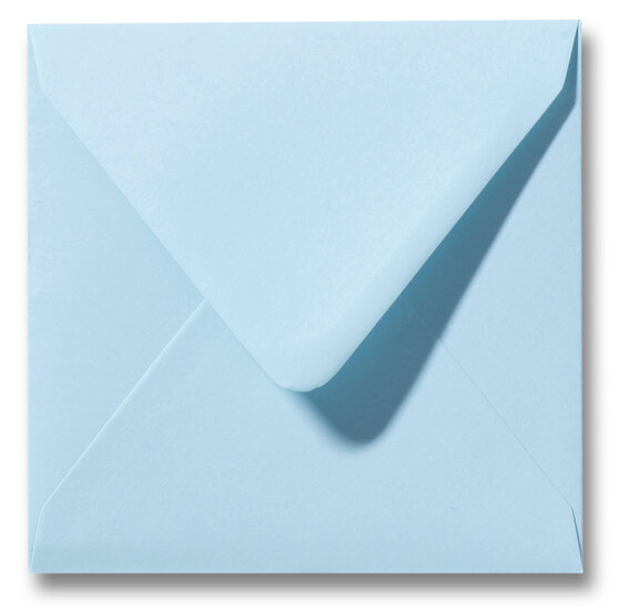 Envelop 16 x 16 cm Laguneblauw