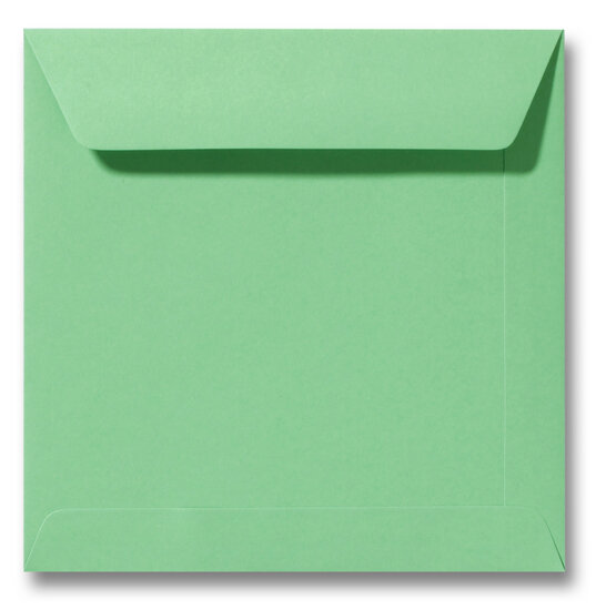 Envelop 17 x 17 cm Weidegroen