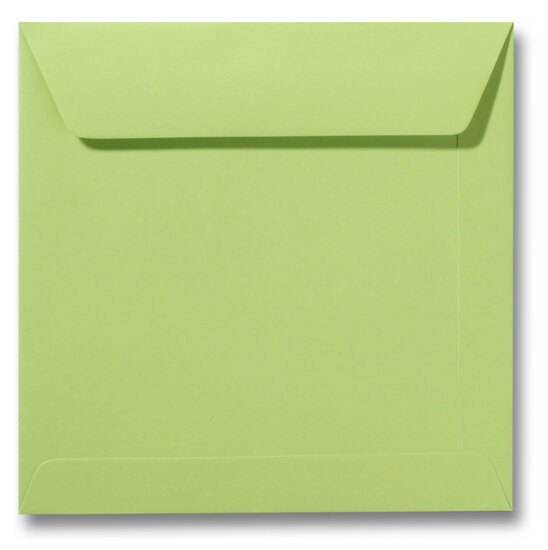 Envelop 19 x 19 cm Lindegroen