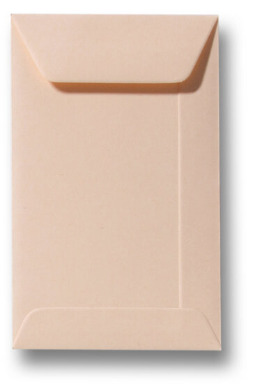 Envelop 6,5 x 10,5 cm Abrikoos