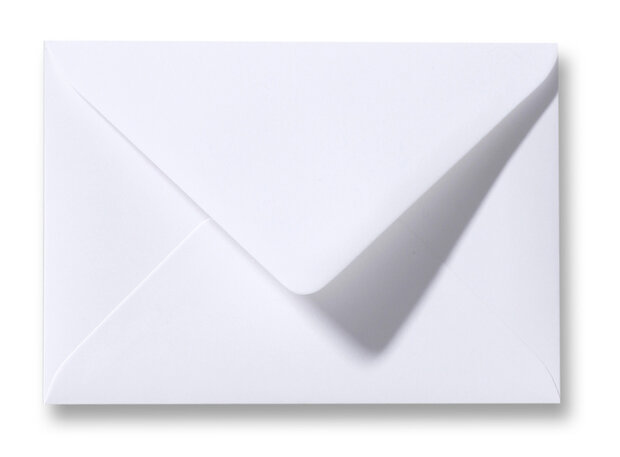 Envelop 9 x 14 cm Wit