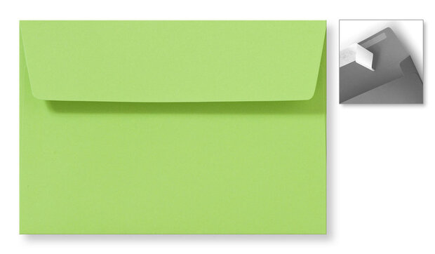 Envelop 12,6 x 18 cm Striplock Appelgroen