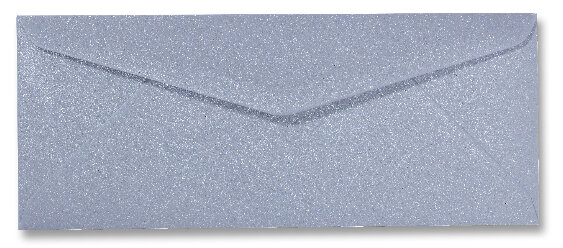 Envelop 9 x 22 cm Metallic Zilver