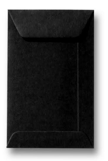 Envelop 6,5 x 10,5 cm Zwart
