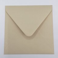 Envelop 14 x 14 cm Beige 
