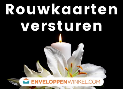 Hoe werkt het versturen van een rouwkaart?