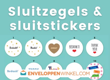 Sluitzegels & sluitstickers voor enveloppen