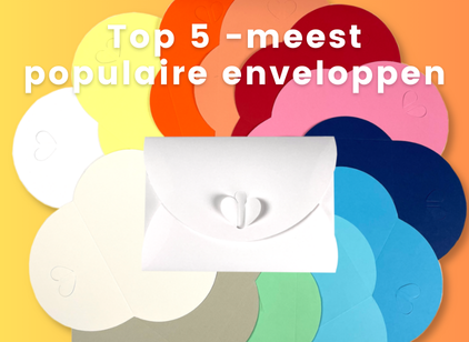 Top 5 meest populaire enveloppen