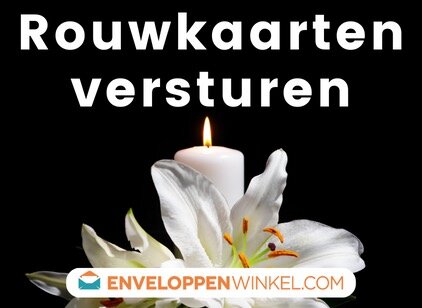 Hoe werkt het versturen van een rouwkaart?