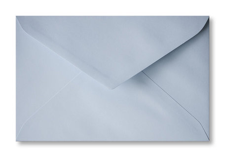 Envelop 12 x 18,5 cm Helderblauw