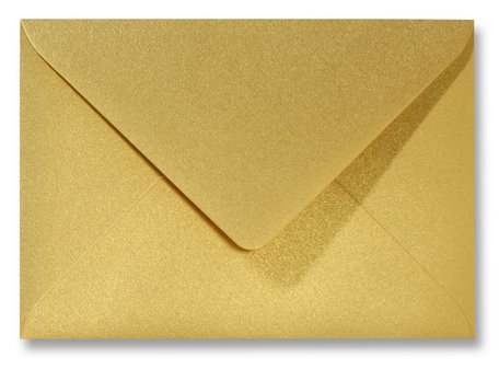 Envelop 15,6 x 22 cm Metallic Goud