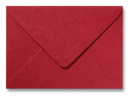 Envelop 15,6 x 22 cm Metallic Rood