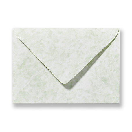 Envelop 11 x 15.6 cm Marmer Groen