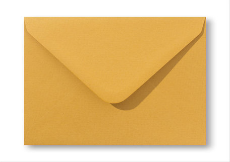 Envelop 12,5 x 17,6 cm Okergeel