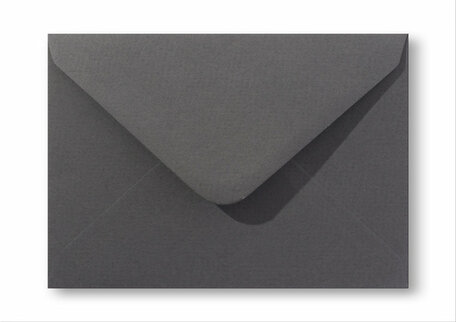 Envelop 12,5 x 17,6 cm Antracietgrijs