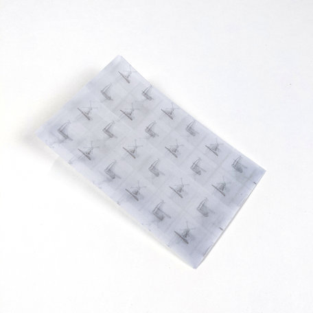 Transparante envelop met patroon 6,5 x 10,5 cm