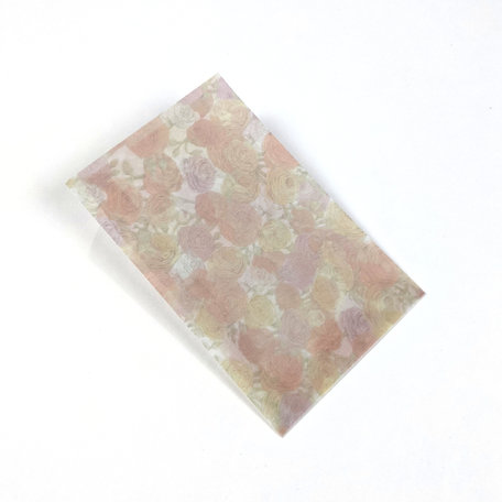 Transparante envelop met patroon 6,5 x 10,5 cm