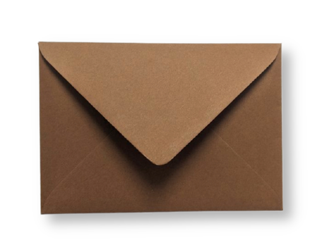 Envelop 11 x 15,6 cm Mooi Bruin
