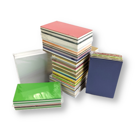 Hobbypapier assorti per 10 blokjes