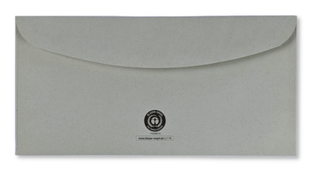 Envelop C5/6 11,4 x 22,9 cm Grijs