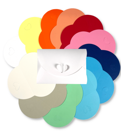 20 x Cadeau Enveloppen 11,4x16 cm regenboog 