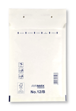 Luchtkussenenvelop 12/B 14 x 22,5 cm Wit