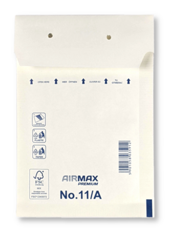 Luchtkussenenvelop 11/A 12 x 17,5 cm Wit per doos (200 st.)