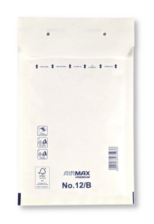 Luchtkussenenvelop 12/B 14 x 22,5 cm Wit per doos (200 st.)