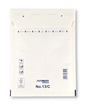Luchtkussenenvelop 13/C 17 x 22,5 cm Wit per doos (100 st.)