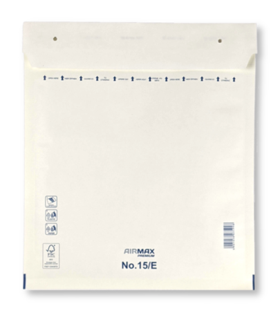 Luchtkussenenvelop 15/E 24 x 27,5 cm Wit per doos (100 st.)