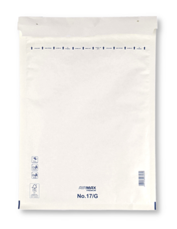 Luchtkussenenvelop 17/G 25 x 35 cm Wit per doos (100 st.)