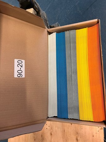 Doos vol met Enveloppen A4  Stiplock sluiting  22 x 31.2 cm