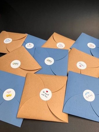 Pouchettes Geschenk Enveloppen 48 stuks + 48 Sluitzegels