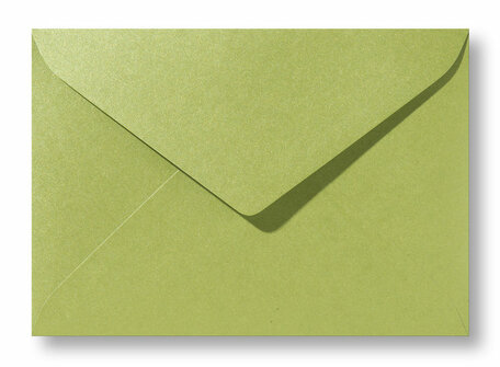 Envelop 15,6 x 22 cm Metallic Olive