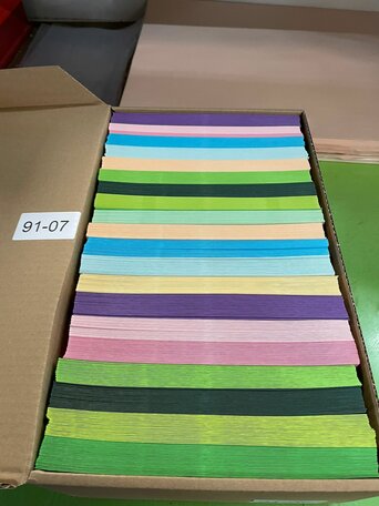 Doos vol met Enveloppen  11 x 22 cm Met Venster 