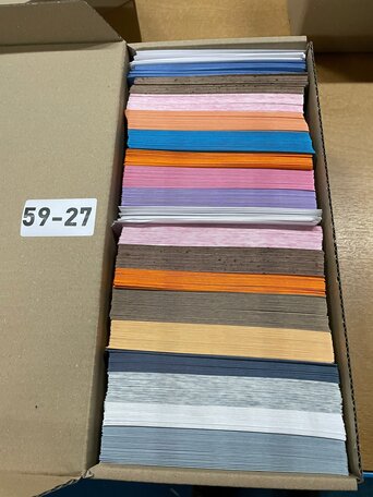Doos vol met Enveloppen  11 x 16 cm -