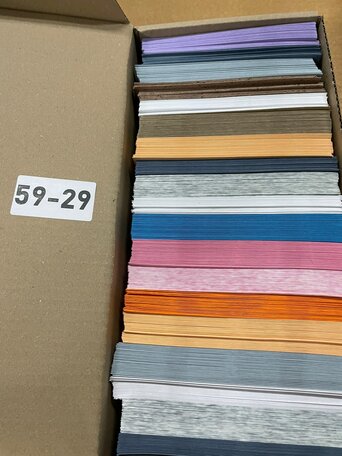 Doos vol met Enveloppen  11 x 16 cm -