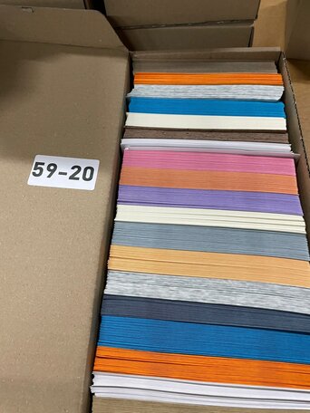 Doos vol met Enveloppen  11 x 16 cm -